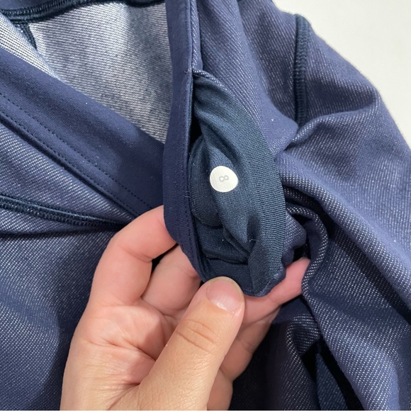 Lululemon Wunder Under Pants Denim Womens 8 Jeggings Blue Jean Leggings - Picture 12 of 12